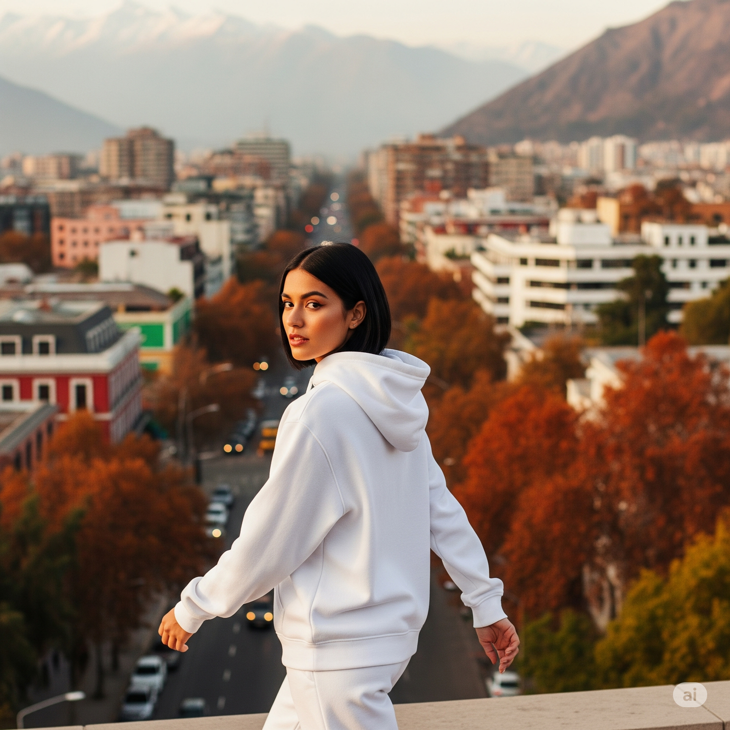 Hoodie Blanco