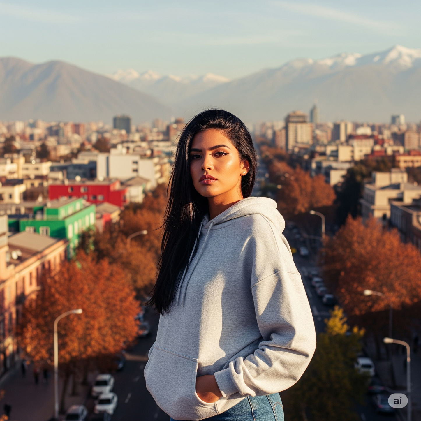 Hoodie Gris