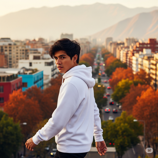 Hoodie Blanco