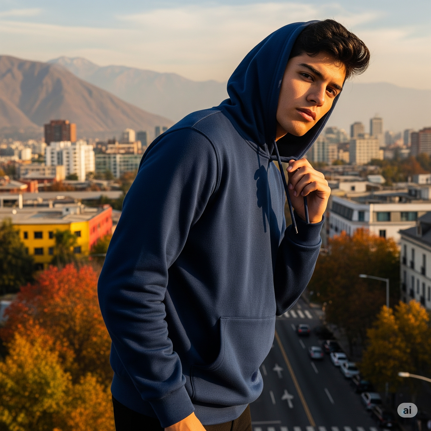 Hoodie Azul Marino