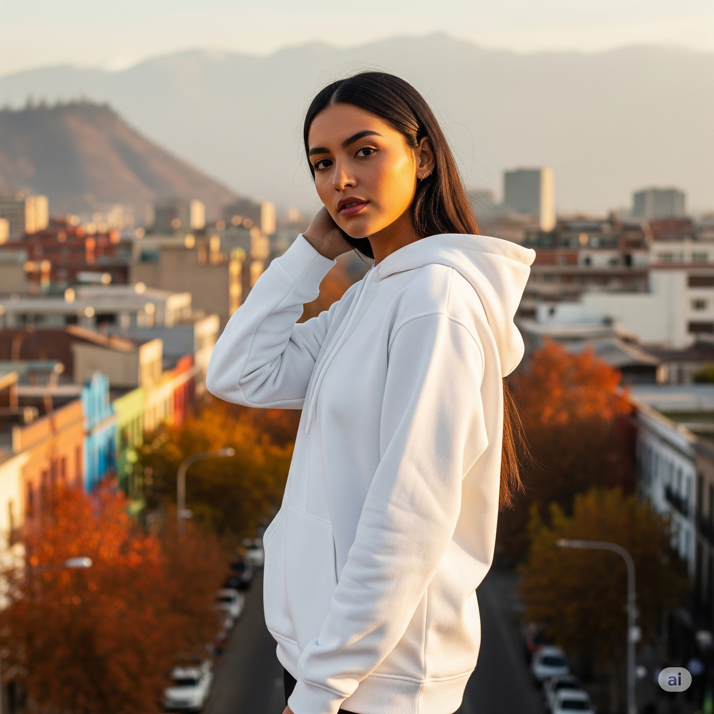 Hoodie Blanco