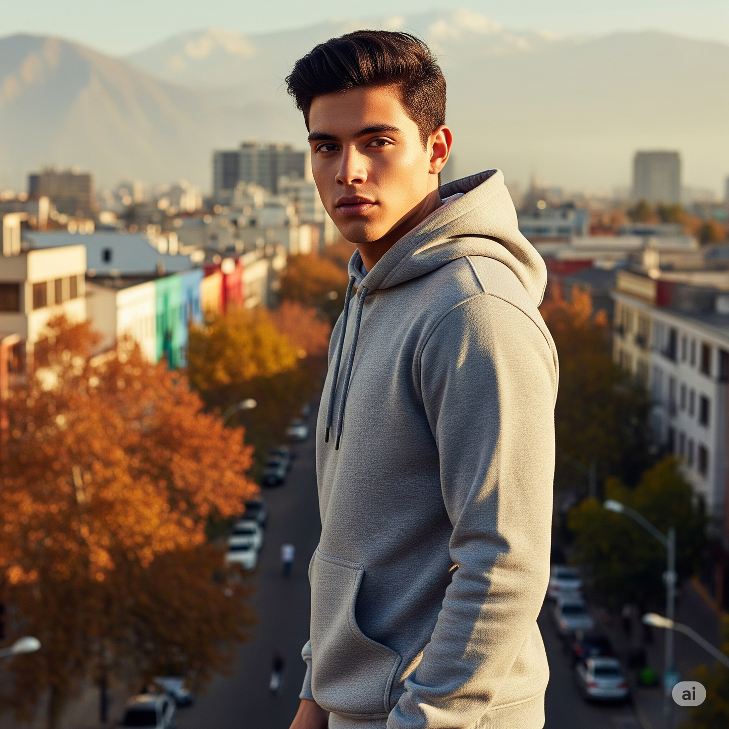 Hoodie Gris