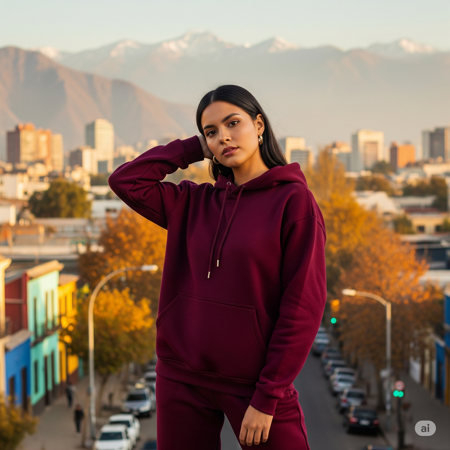 Hoodie Burdeo