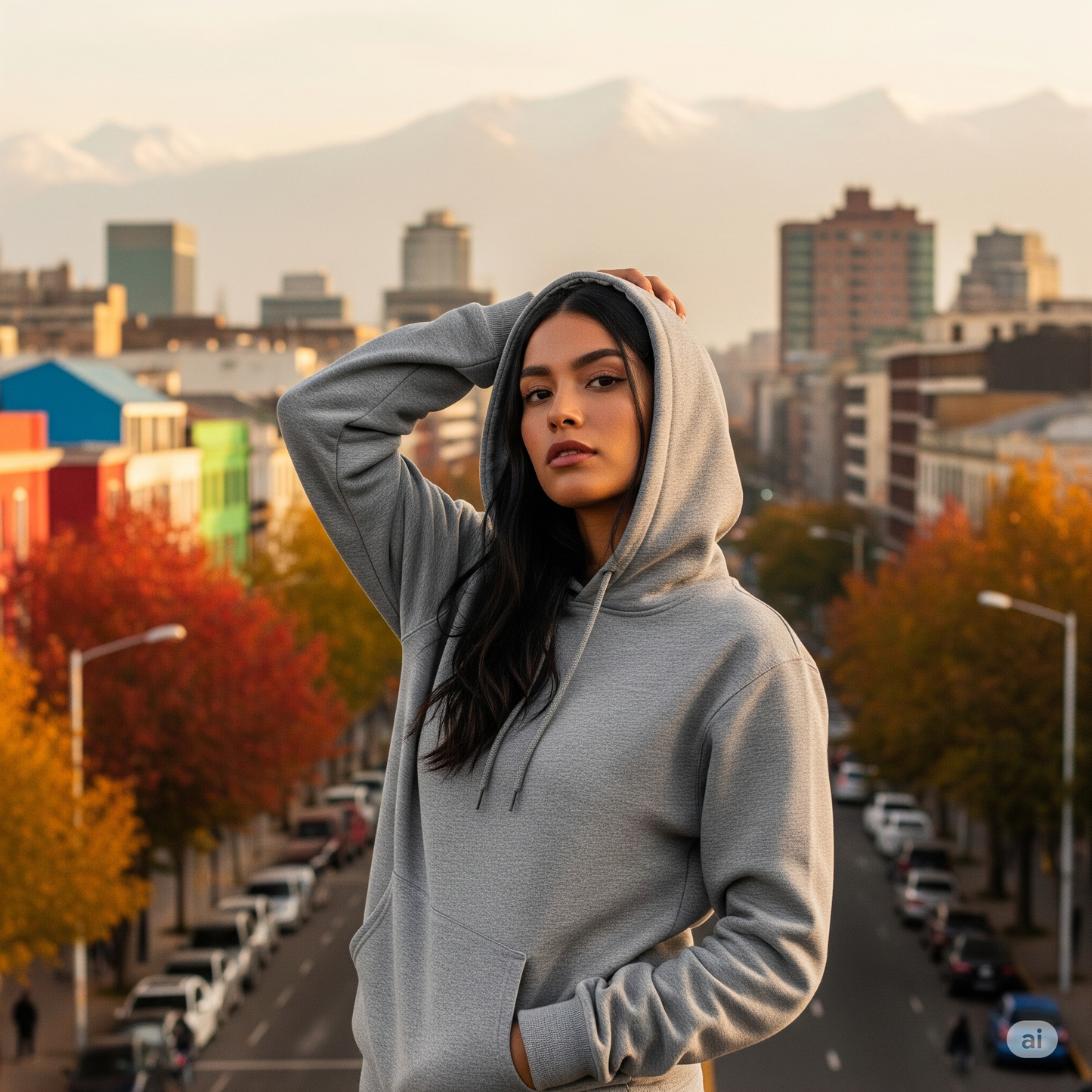 Hoodie Gris