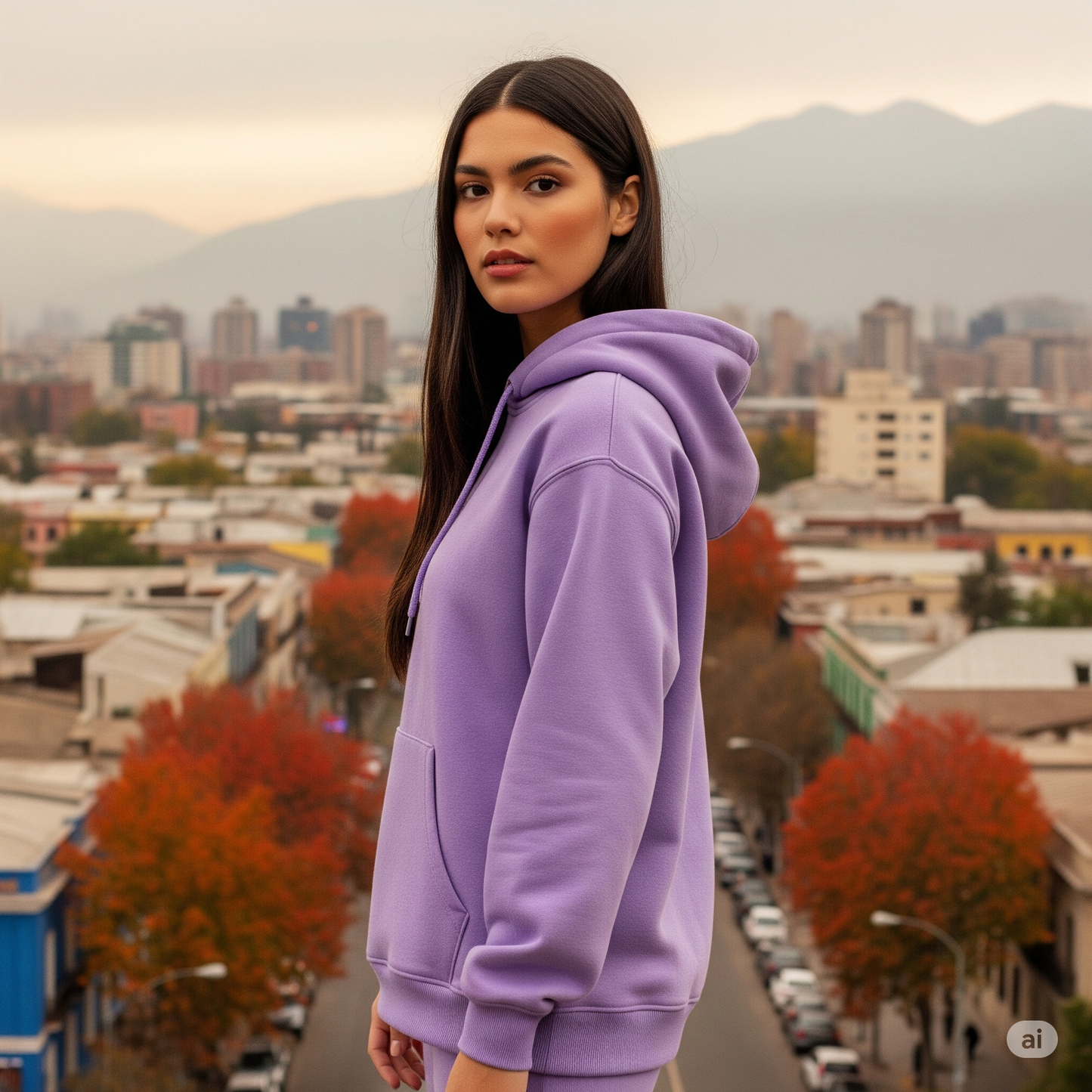 Hoodie Lila