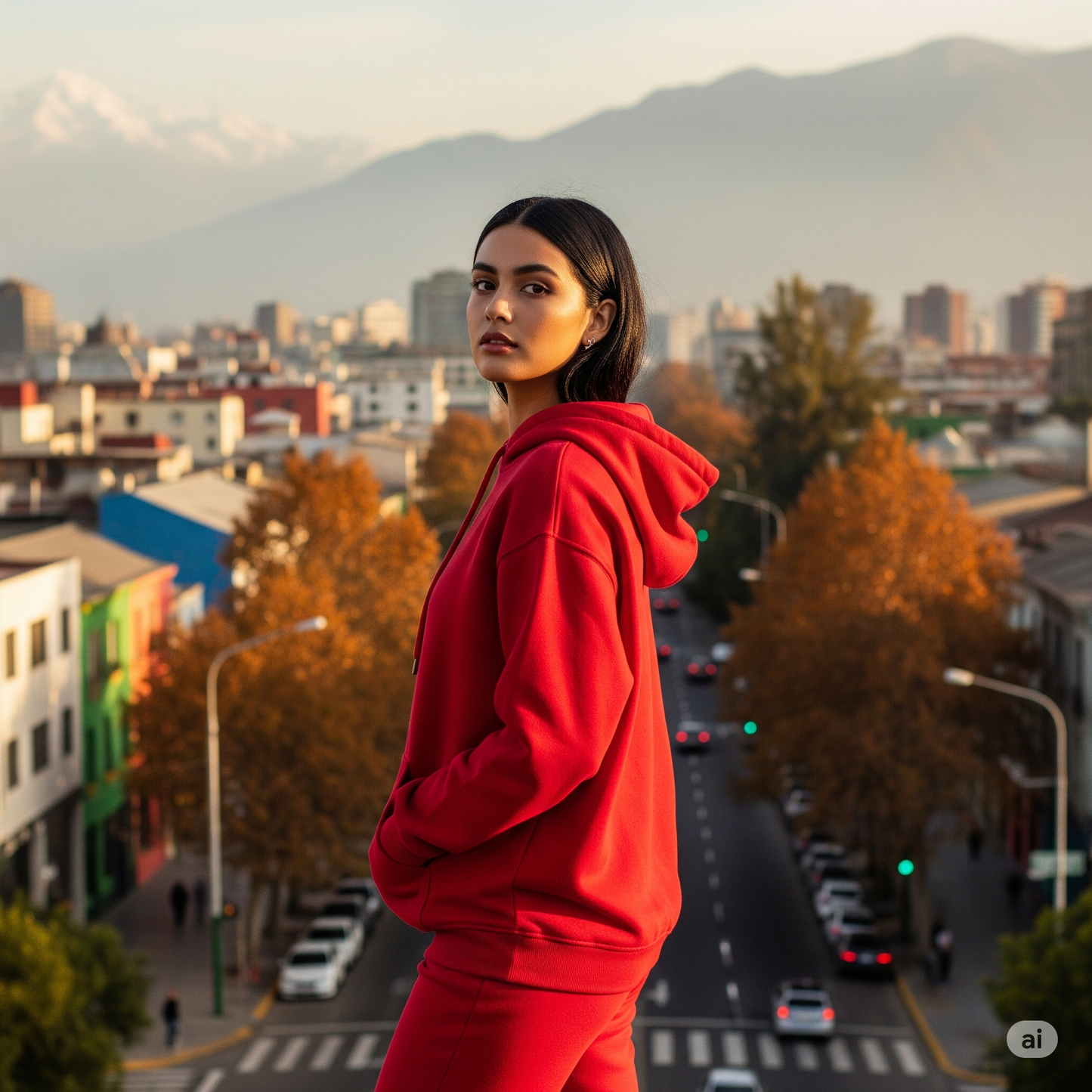 Hoodie Rojo