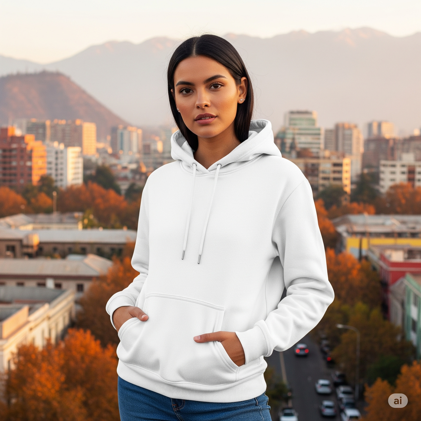 Hoodie Blanco