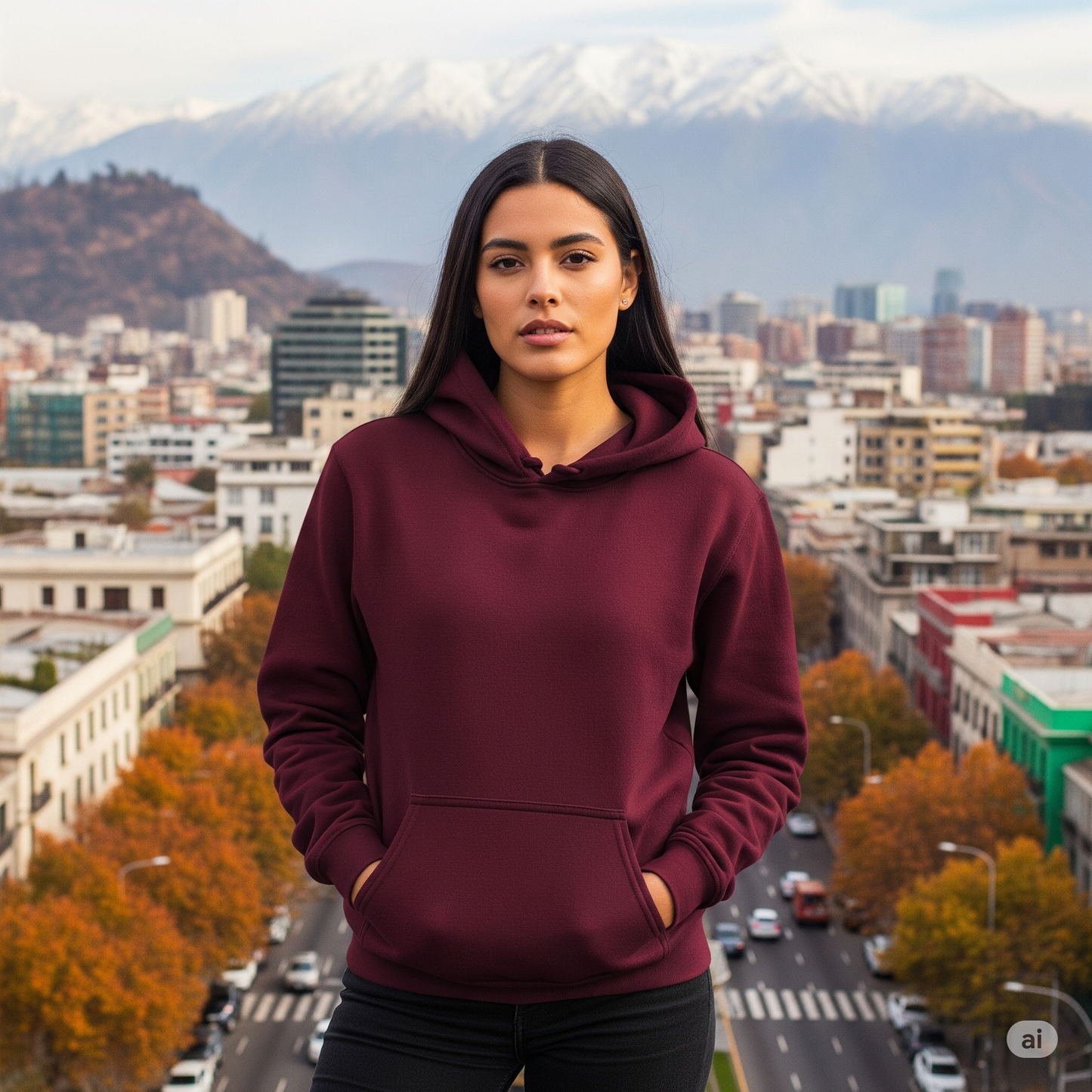 Hoodie Burdeo