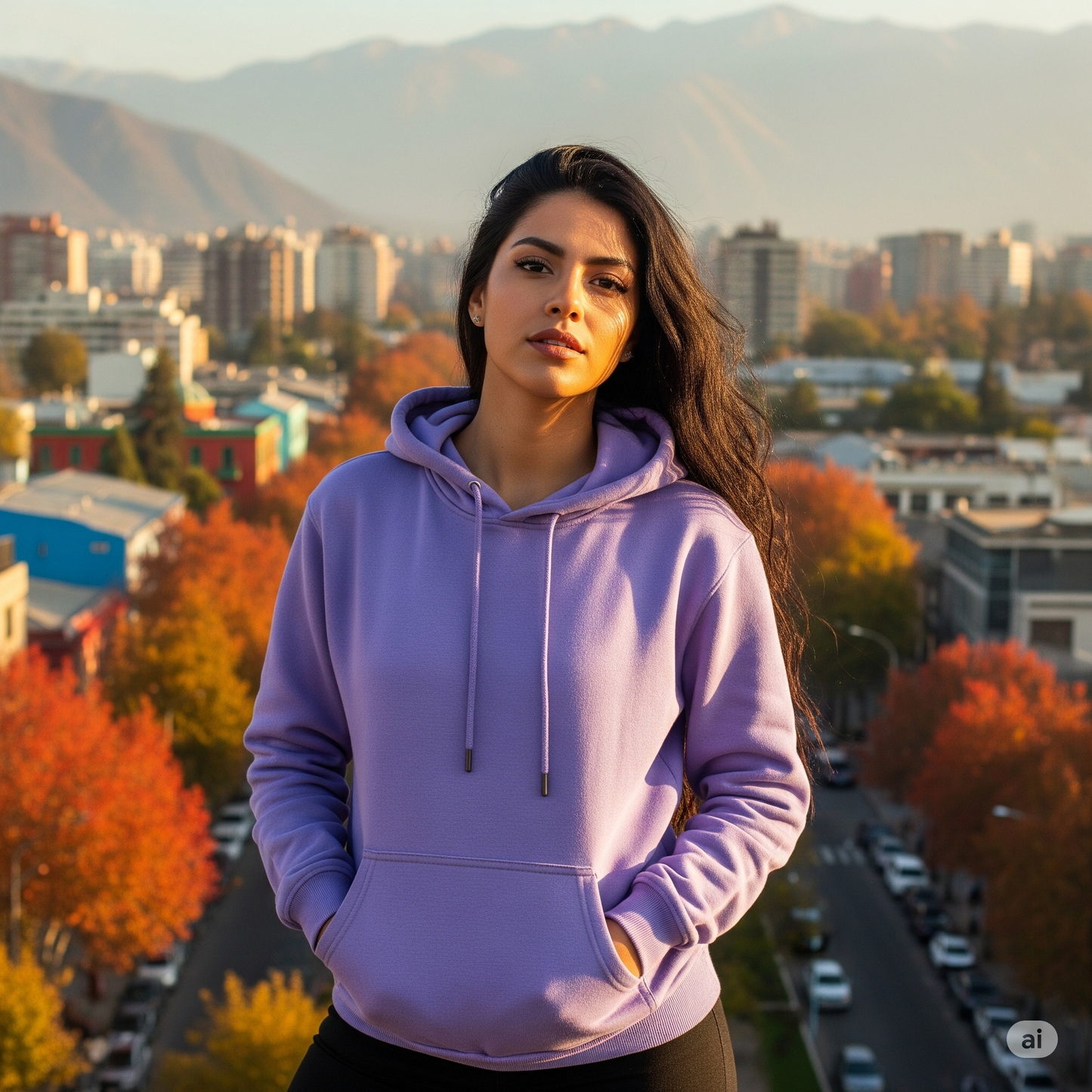 Hoodie Lila