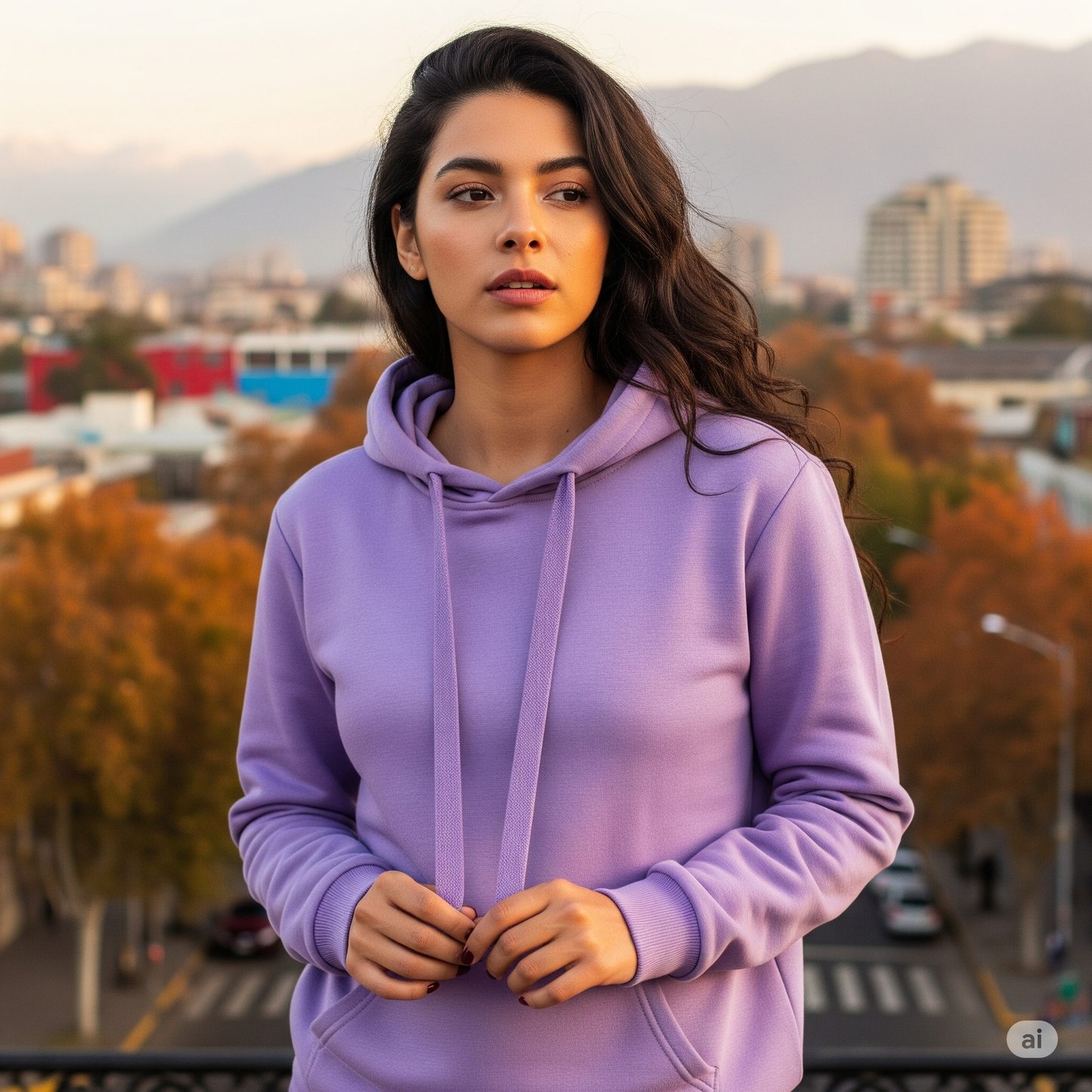 Hoodie Lila
