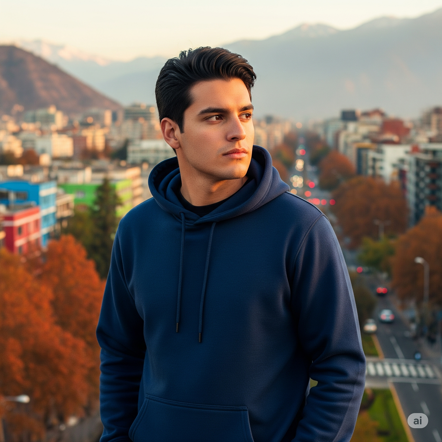 Hoodie Azul Marino