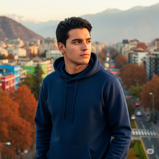 Hoodie Azul Marino