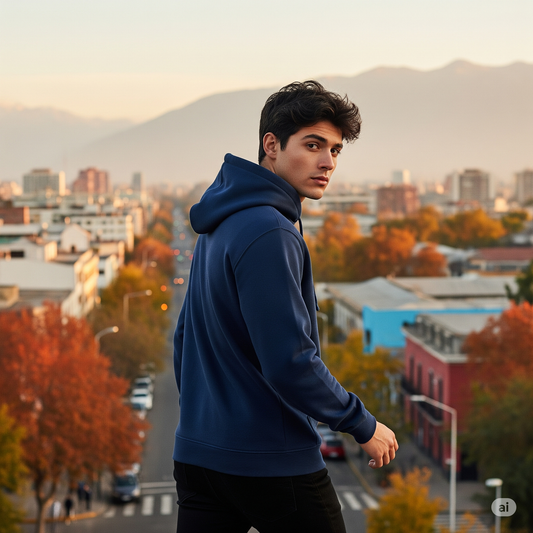 Hoodie Azul Marino