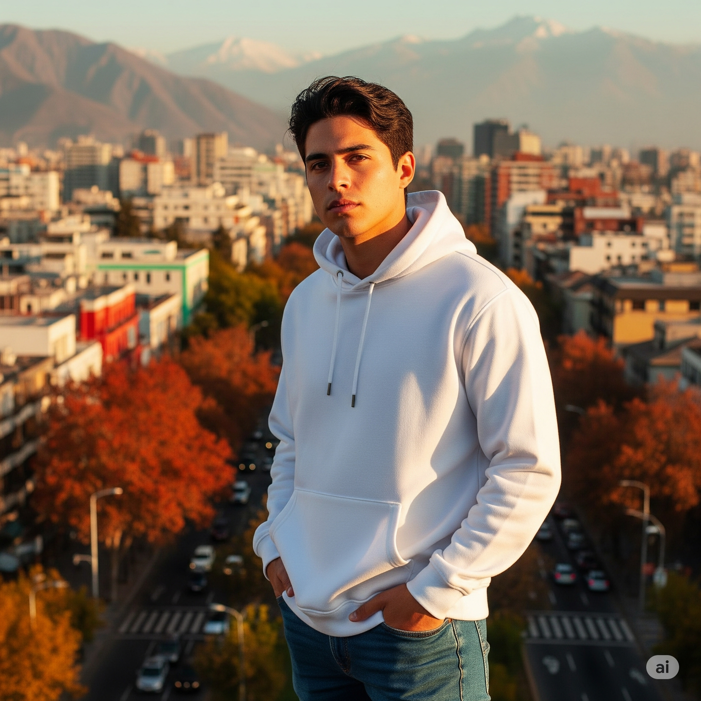 Hoodie Blanco