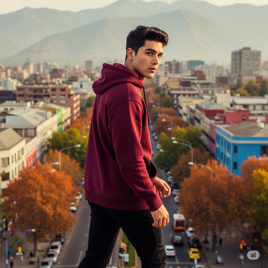 Hoodie Burdeo