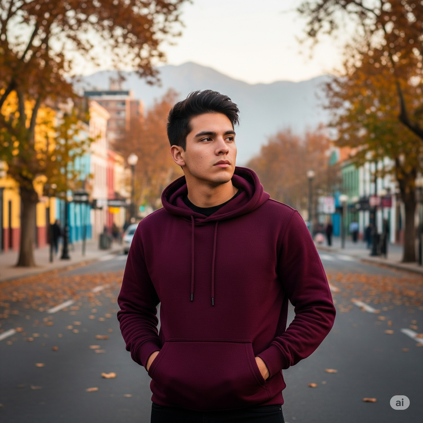 Hoodie Burdeo