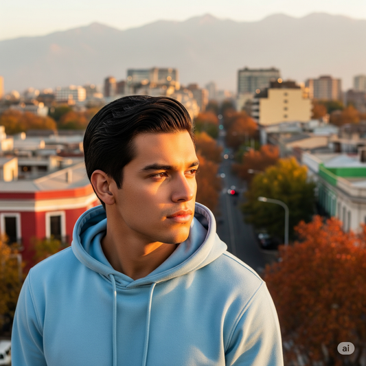Hoodie Celeste