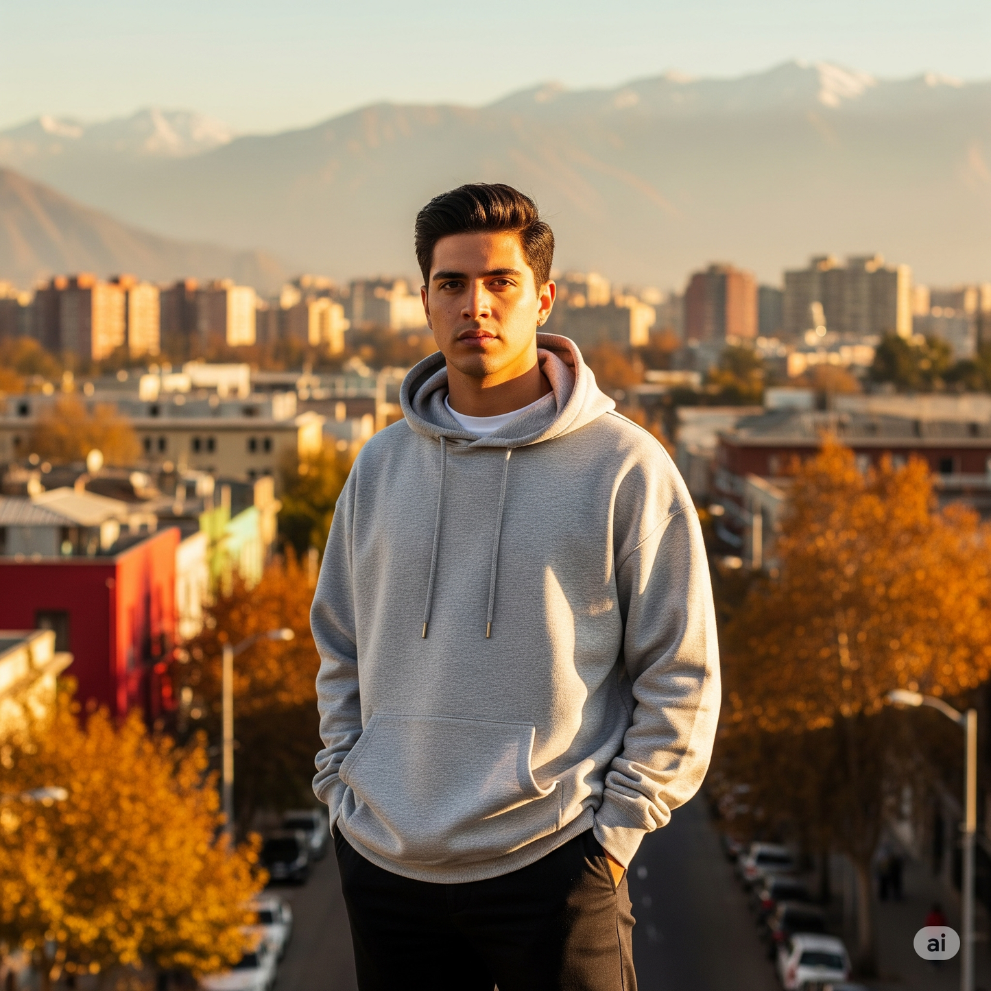 Hoodie Gris