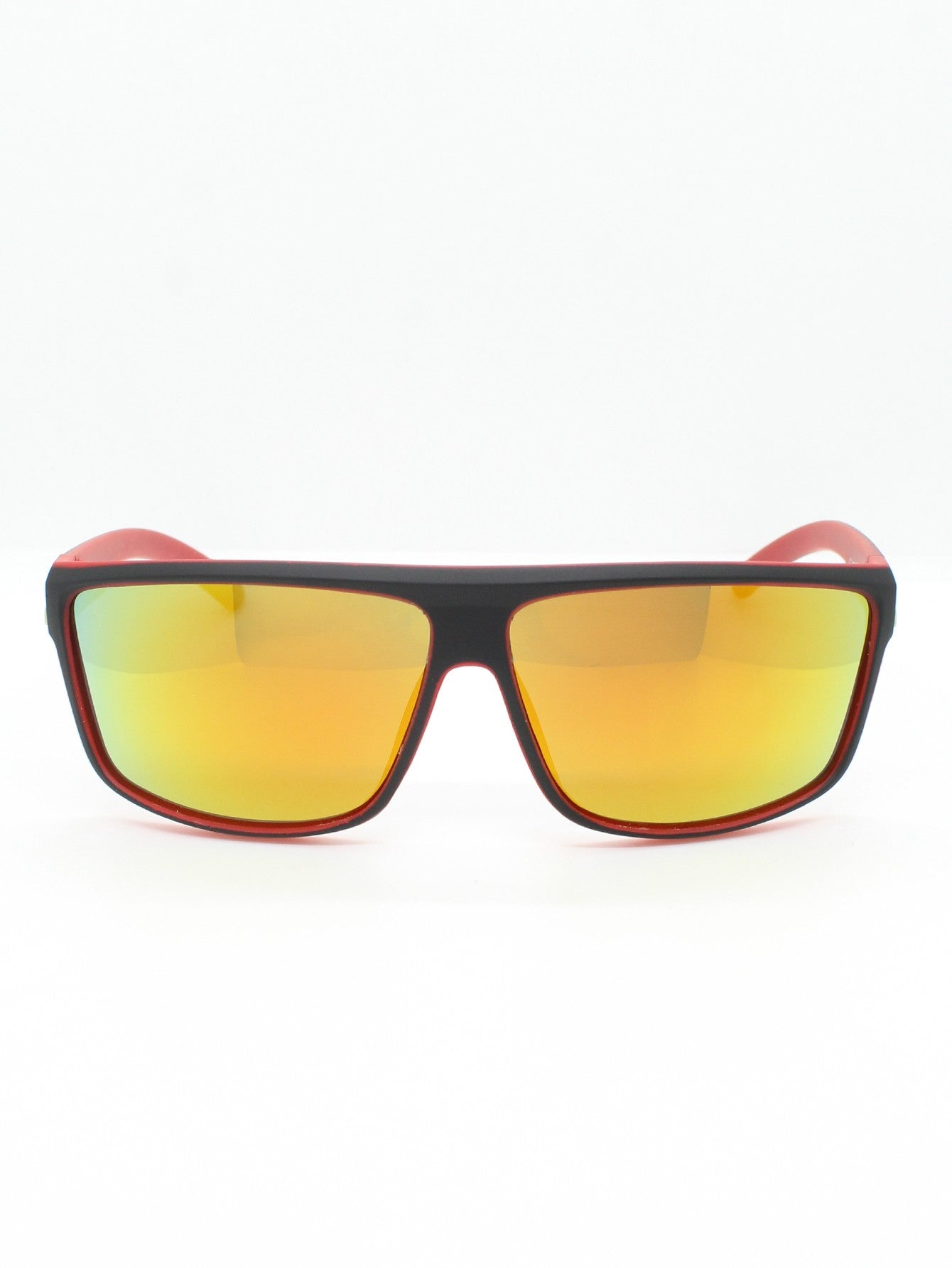 Lentes polarizados rojos