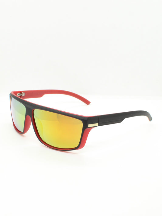 Lentes polarizados rojos